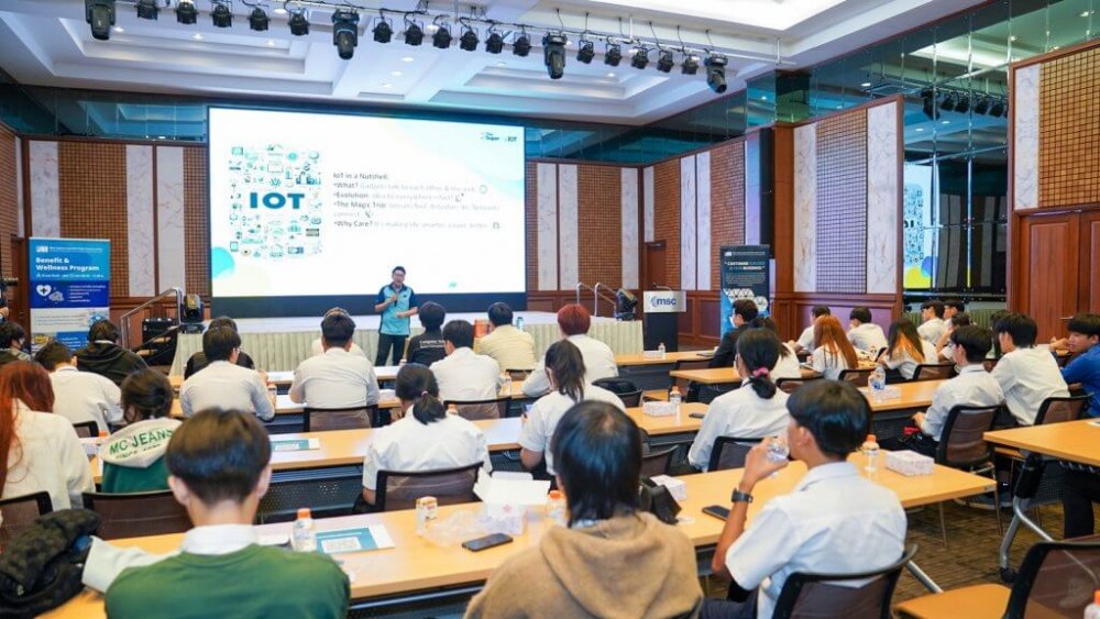MSC เปิดบ้านต้อนรับนักศึกษาจากมหาวิทยาลัยหัวเฉียวเฉลิมพระเกียรติ
