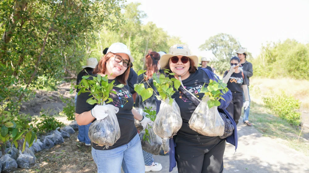 MSC ลุยภารกิจรักษ์โลกกับโครงการ "Planet Roots รากฐานเพื่อโลก" ฟื้นฟูสิ่งแวดล้อมปลูกป่า ณ ศูนย์ศึกษาธรรมชาติกองทัพบกบางปู