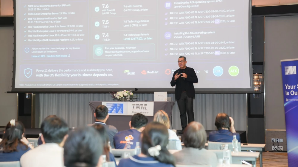 Metro Systems and IBM Thailand Successfully Host “Empowering IBM i with IBM BOB” Seminar