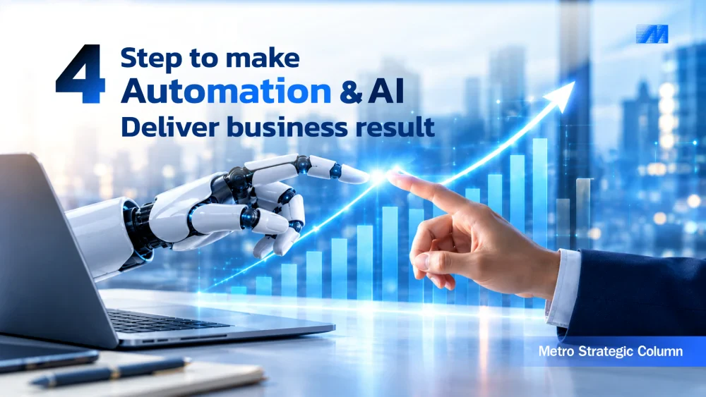 4 Steps to Make Automation and AI Deliver Real Business Results